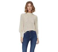 JdY JDYAVERY L/S Lace Top JRS Noos T-Shirt À Manches Longues, Sandshell, XL Femme
