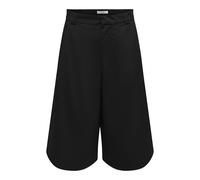 JdY Jdybianca MW Bermuda Shorts PNT Bianca, Noir, M Femme