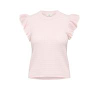 JDY Jdycarice S/L Frill Pullover Carice KNT Noos S/L Pull à Volants, Rose, S Femme