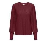 JdY Jdycathinka Bellsleeve Top cathinka L/S JRS Noos Haut à Manches Longues, Bordeaux, XL Femmes