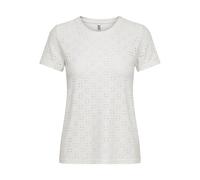 JdY JDYCATHINKA S/S TAG Top JRS Noos, Cloud Dancer, XS Femme