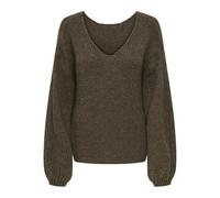 JdY Jdydinea L/S Reversible Pullov. KNT Noos Dinea Pull, Kaki, XL Femme