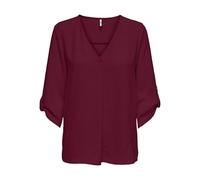 JdY Jdydivya Top Divya Life WVN Noos Haut 3/4, Bordeaux, 44 Femmes