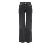 JdY Jdyfelina Darkgrey Felina-Fina Hw Wide DNM Jean Gris foncé, Dark Grey Denim, M / 30L Femmes