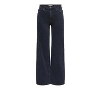 JdY Jdyfelina-fina Hw Wide DNM Jeansblueblac Felina Jeans Bleu, Blue Black Denim, S / 30L Femmes