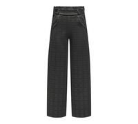 JdY Jdygeggo Long Check Pant geggo Mia Pantalon à Carreaux JRS Noos, Gris, L / 32L Femmes