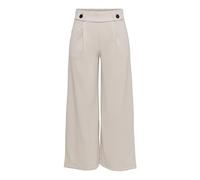 JDY Geggo New Ancle Pants JRS Noos Pantalons, Gris Chat/détail : Boutons Noirs, L Femme