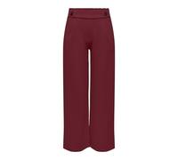 JdY Jdygeggo New Long Pant JRS Noos Culotte à Jambes Larges, Bordeaux, L / 32L Femmes