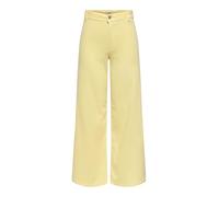 JdY Jdyiris Pant Iris Hw Wide PNT Dia Pantalon Large, Double crème, XL / 32L Femmes