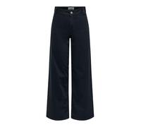 JdY Jdyiris Pant Iris Hw Wide PNT Dia Pantalon Large, Noir, L / 32L Femmes