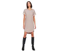JDY Jdyivy S/S Dress JRS Noos Robe décontractée, Gris Château, S Femme