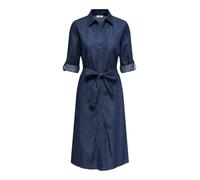 JdY Jdykai 3/4 Midi Shirt Dress WVN Dia Kai Robe, Denim Bleu médium, M Femmes