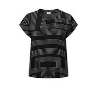 JdY Jdylion Top Lion Life S/S WVN Noos Haut, Noir, 40 Femmes