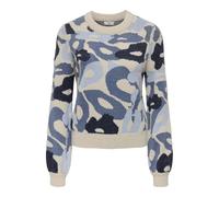 JdY Jdylorraine Animal L/S Pullover KNT Noos Lorraine Pull, Ciment, M Femme