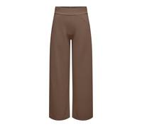 JdY Jdylouisville Catia Life WD PNT JRS Noos Pantalon avec Taille Haute et Jambe Large, Cacao Nibs, XS / 34L Femmes