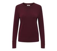 JdY Jdymalou L/S on Button Pullover KNT Noos Malou Pull à Bouton, Bordeaux, M Femme