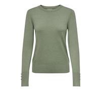 JdY Jdymalou L/S on Button Pullover KNT Noos Pull en Tricot, Sea Spray, M Femme