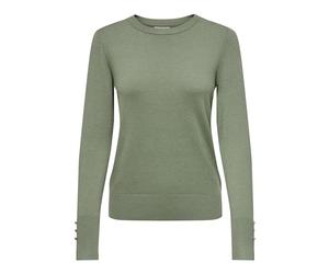 JdY Jdymalou L/S on Button Pullover KNT Noos Pull en Tricot, Sea Spray, M Femme