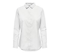 JdY Jdymio Mio L/S T-Shirt WVN Noos, Blanc, 36 Femmes