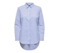 JdY Jdymio Mio L/S T-Shirt WVN Noos, Bleu Ciel, 42 Femmes