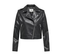 JdY Jdymoxy Faux Leather Jacket Moxy OTW Hab Veste en Cuir synthétique, Noir, M Femmes