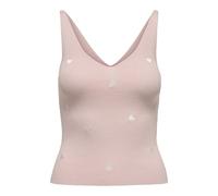 JdY Jdynanna Nanna S/L Embroidery Top KNT, Rose Craie, L Femme