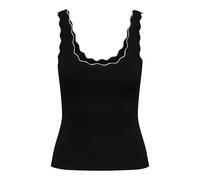 JDY Jdynanna S/L Scallop Edge KNT Noos Jdynanna S/L Scallop Edge Top KNT Noos (1 pièce), Noir, XL