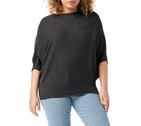 JDY JDYNEW Behave BATSLEEVE PULLOV. KNT Noos Sweater, Mélange de Gris foncé/détails : mélange, XS Femme