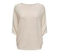 JDY Nouveau Behave Batsleeve Pullov. KNT Noos Pull-Over, Lait de Poule/Détail: mélange, XL Femme