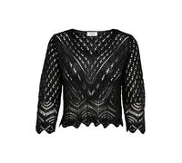 Jacqueline de Yong Pull en tricot JDYNEW Sun 3/4 Cropped Noos Femme Noir
