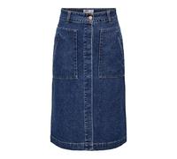 JdY Jdyolivia Skirt Olivia Hw DB DNM Noos Jupe, Bleu foncé Denim, S Femmes