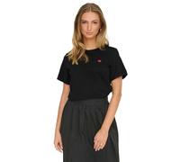 JdY Jdypisa S/S Print Top JRS Noos T-Shirt, Noir, M Femmes