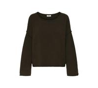 JdY Jdyrue Boat Neck Rue Life L/S Pull à col Bateau KNT Noos, Slate Black, XL Femme
