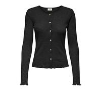 JdY Jdysalsa Salsa Life L/S New Cardigan JRS Dia, Noir, S Femme