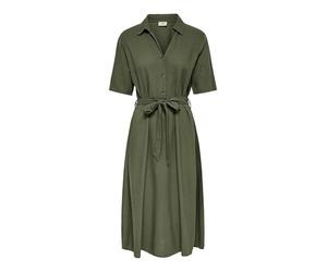 JDY JDYSAY Robe Midi | Regular Fit, Manches longues, Mi-longues, Casual, Température maximale 30°C programme très doux