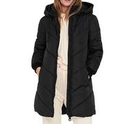 JDY Jdyskylar Padded Hood Jacket Otw Noos Femme Jacket, Noir, S