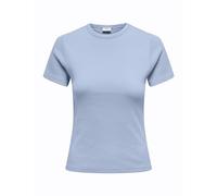 JdY Jdysolar S/S O Neck Top JRS Noos Haut, Kentucky Blue, S Femmes