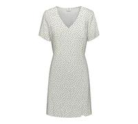 JdY Jdystarsezen Life S/S WVN Dia Robe Chemise, Cloud Dancer, L