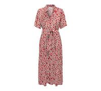 JdY Jdystarsezen Mididress Starsezen Life Robe mi-Longue 2/4 WVN Noos, Rouge Mars, L Femmes