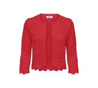 JdY Jdysun 3/4 Cropped Cardigan KNT Noos Crochet, Rouge Mars, XXL Femme
