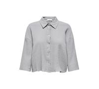 JDY JDYTHEIS Chemise | Regular Fit, Manches 3/4, Court, Casual, Température maximale 40°C programme doux