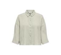 JDY JDYTHEIS Chemise | Regular Fit, Manches 3/4, Court, Casual, Température maximale 40°C programme doux