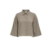 JDY JDYTHEIS Chemise | Regular Fit, Manches 3/4, Court, Casual, Température maximale 40°C programme doux