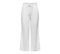 JdY Jdytheis Life Wide Pant WVN Noos Pantalon avec Jambes Larges, Taille Haute et Poches latérales, Cloud Dancer, M / 32L Femmes