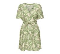 JDY JDYTROYA Robe Courte | Regular Fit, Manches courtes, Court, Casual, Température maximale 30°C programme normal