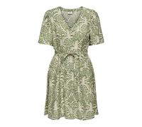 JdY Jdytroya Short Dress Troya Life S/S Robe Courte WVN Dia, Kale, XS Femmes