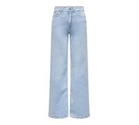 JdY Jean Large - Pantalon en Denim avec Coupe Ample, Bleu Clair, L / 30L