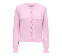 JdY Letty L/S on Frill Cardigan KNT Noos, Pink Lady, M