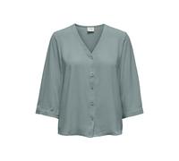 JdY Lion Life Capote WVN Noos T-Shirt 3/4, Argent/Bleu, 40