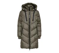 JDY Manteau d’hiver 'JDYSkylar' vert foncé / noir, Taille L